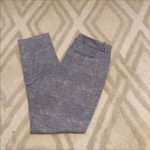 Calvin Klein Horizontal Print Gray & White Pant